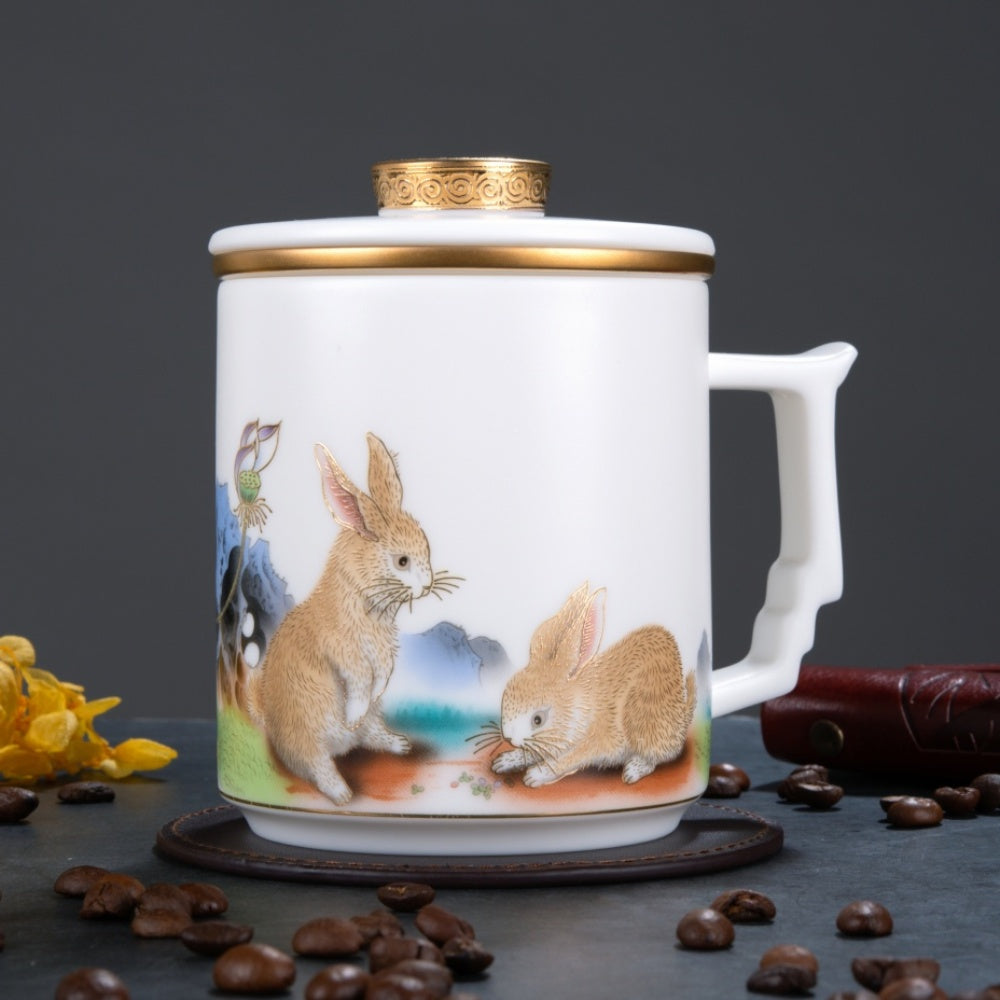 Two Rabbits Coffee & Tea Mug