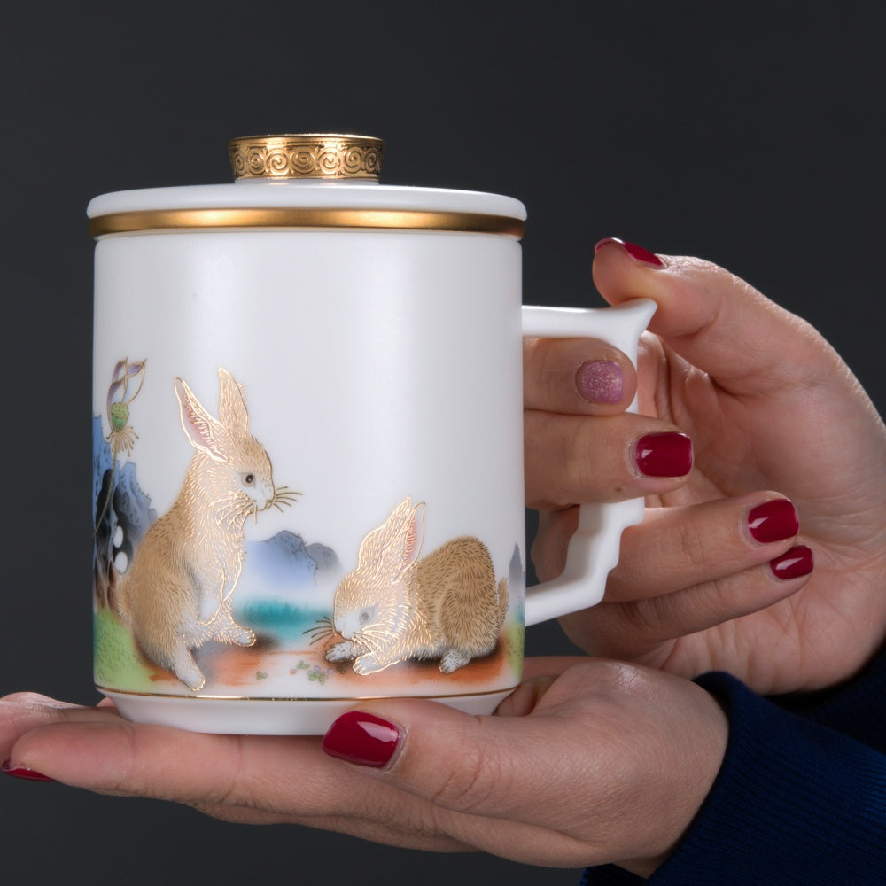 Two Rabbits Coffee & Tea Mug