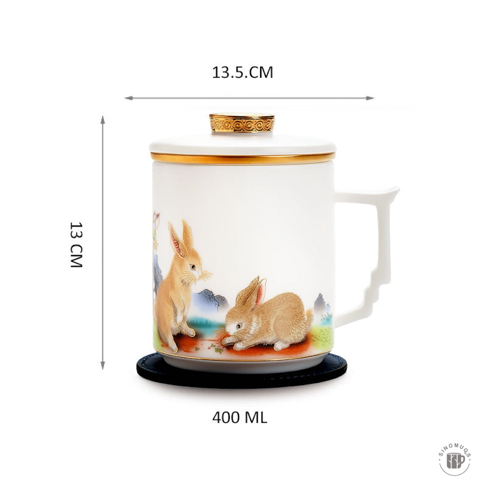 Two Rabbits Coffee & Tea Mug