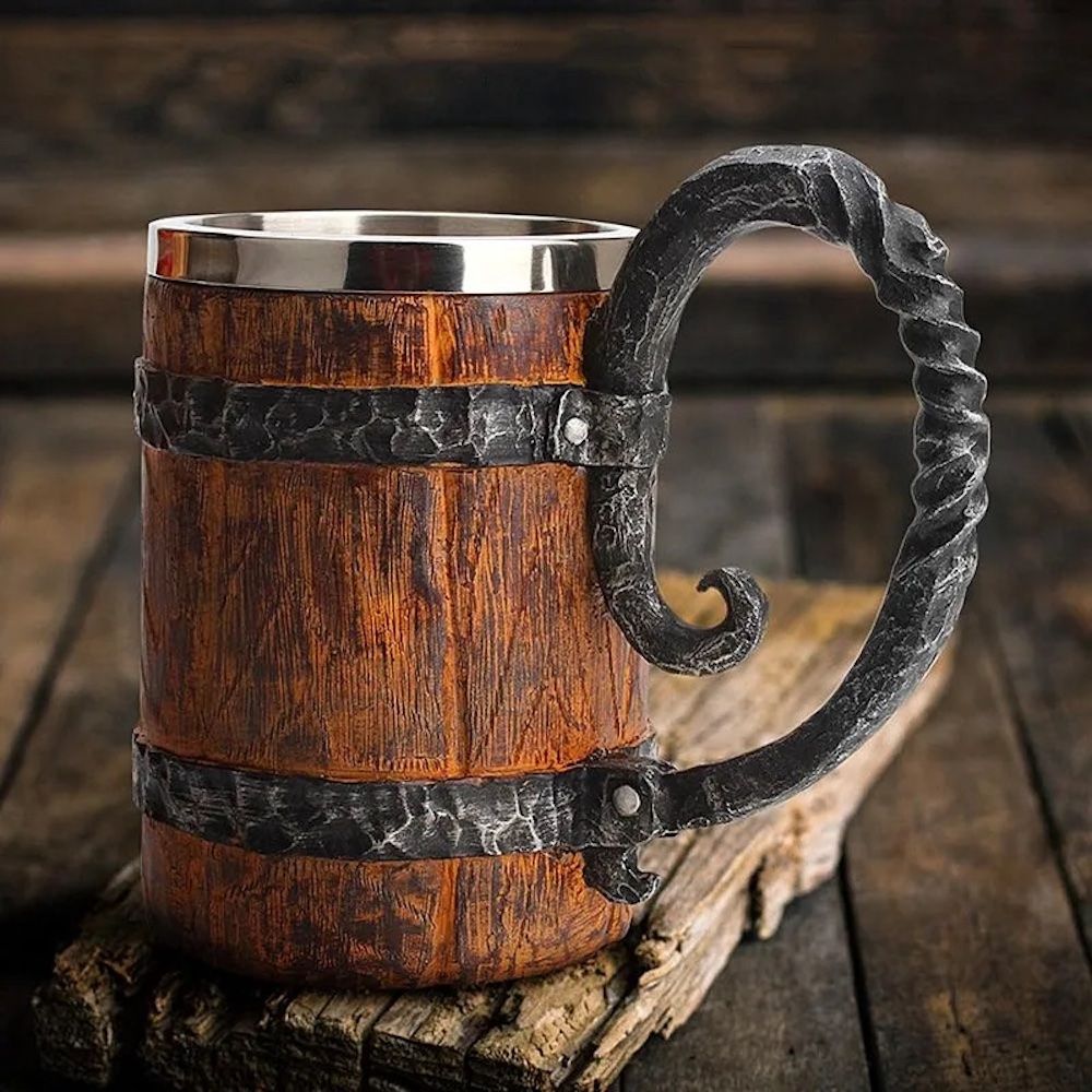 Viking Barrel Mug (Large 500ML)