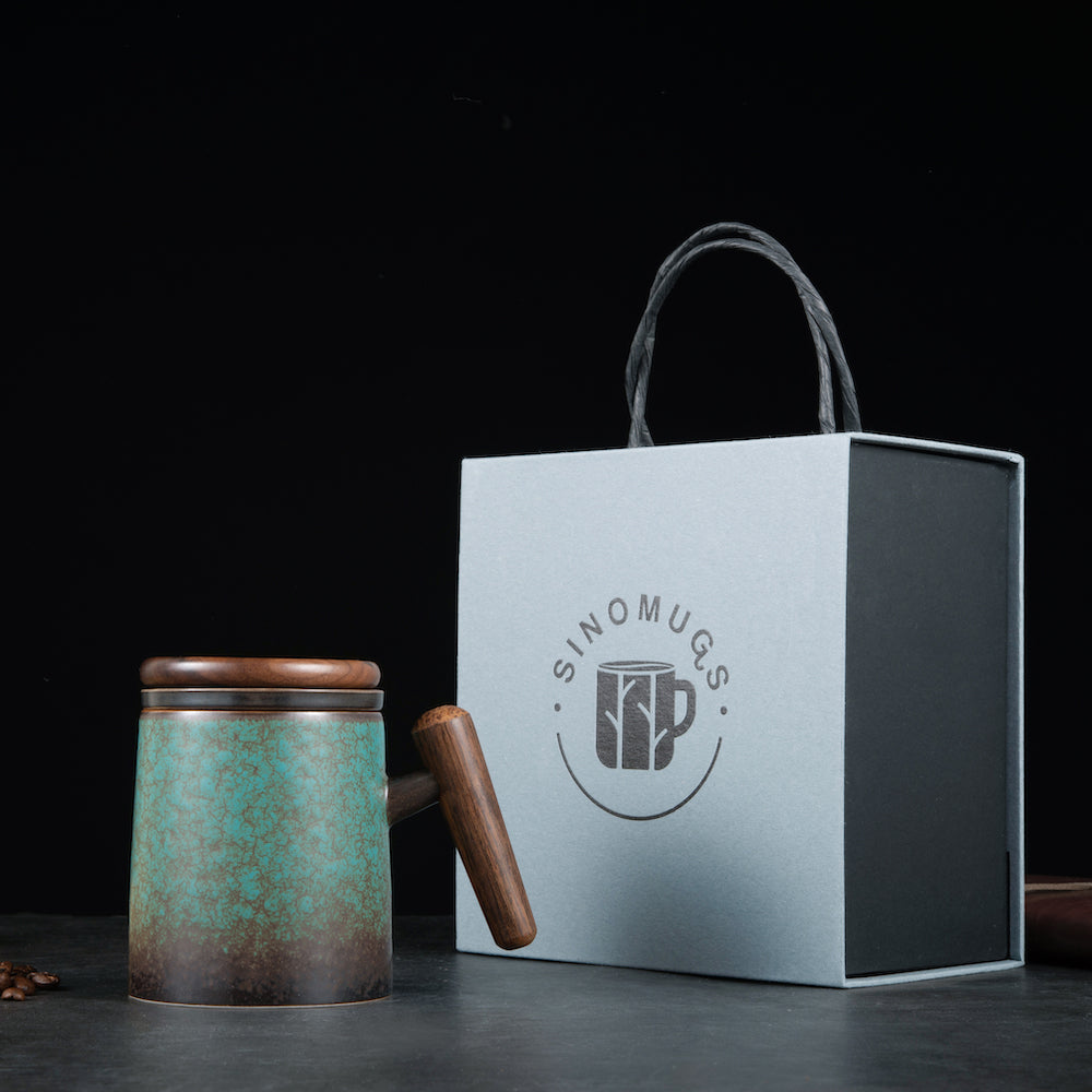 Emerald Ceramic Coffee & Tea Mug – Elegant & Timeless