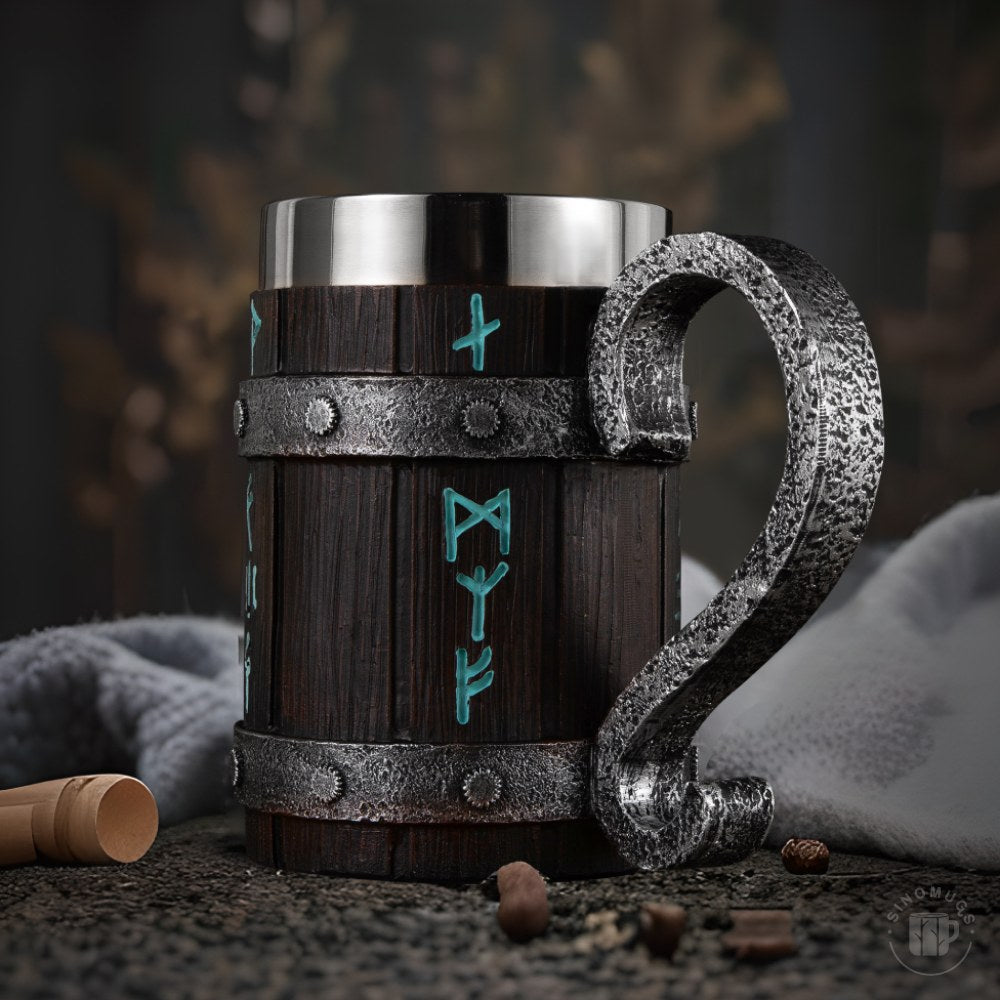 Viking Barrel Mug (Large 500ML)