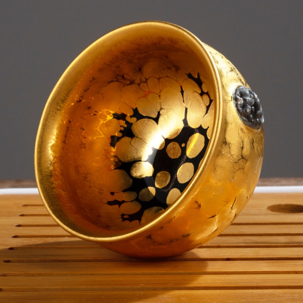 Lion Jian Zhan Tenmoku Tea Cup – Strength & Elegance