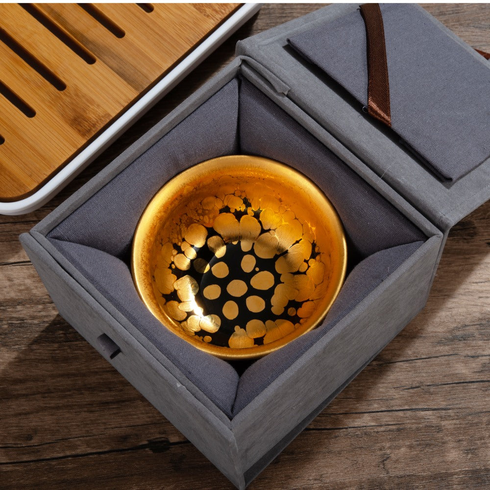 Lion Jian Zhan Tenmoku Tea Cup – Strength & Elegance