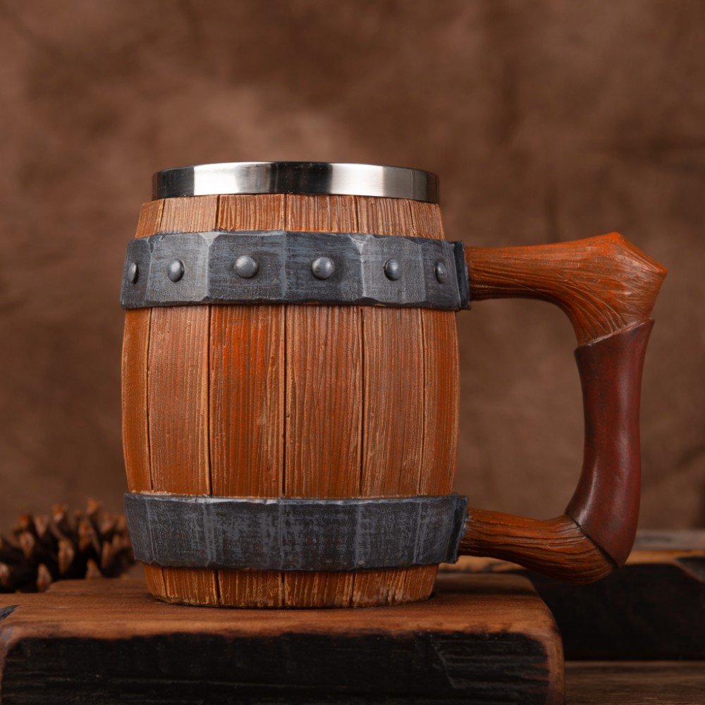 Viking Barrel Mug (Large 600ml)