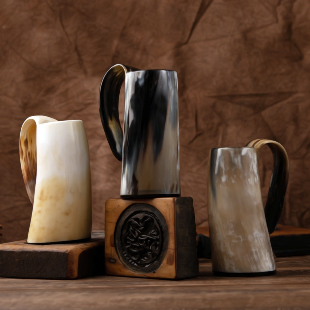 Warrior’s Horn Mug – 100% Natural & Unique