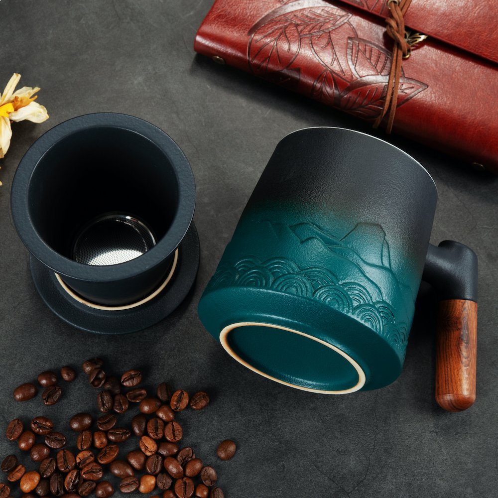 500ML Mountain & Sea Coffee & Tea Mug