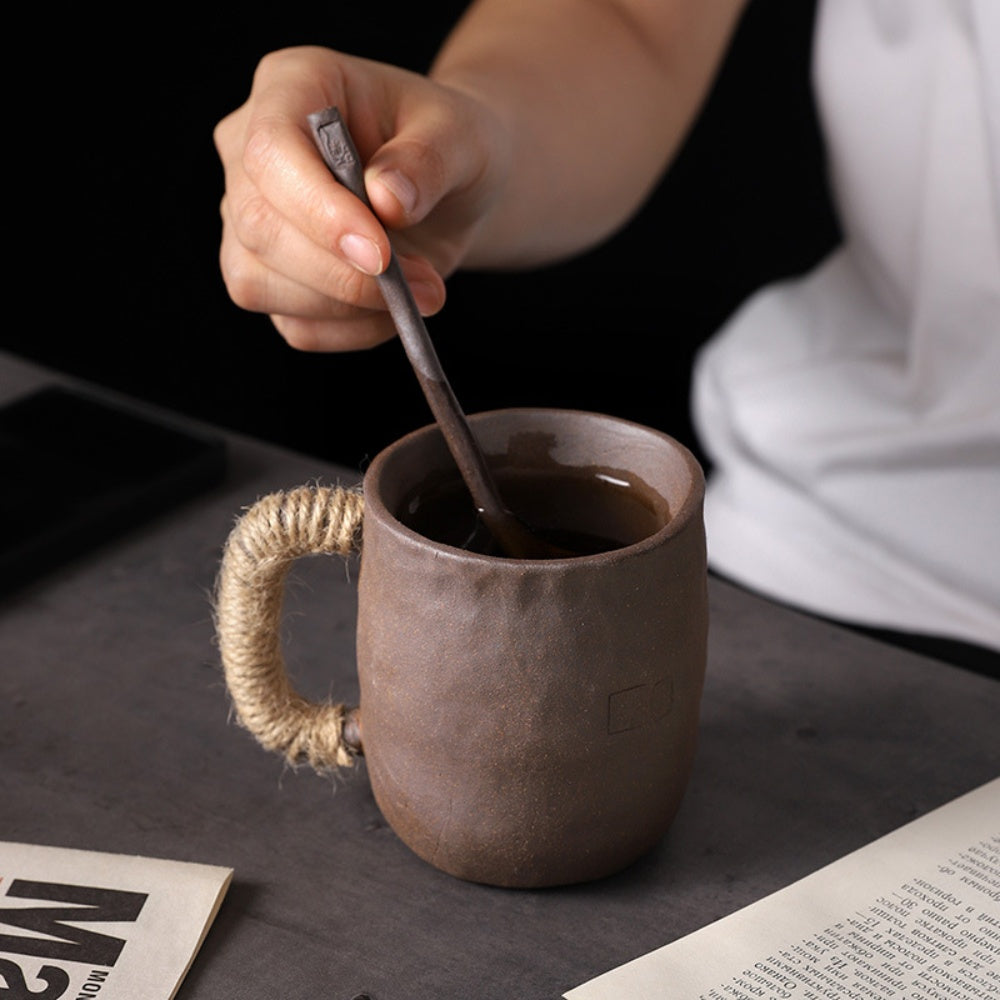 Classical Handmade Rough Ceramic Coffee & Tea Mug