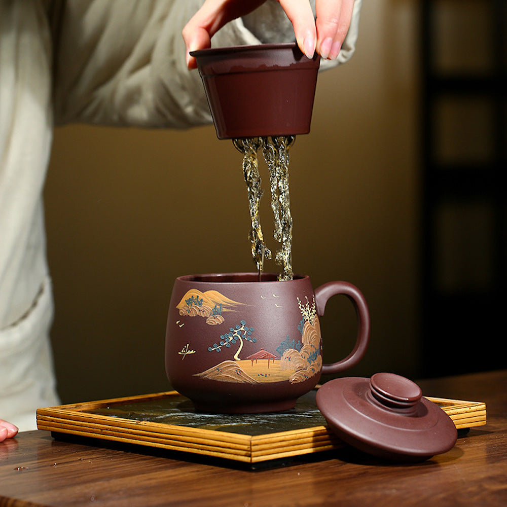Pair of Creative Ceramic Coffee Mug Set - Sinomugs