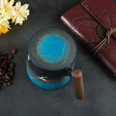 Moon Elf Ceramic Coffee & Tea Mug  of Lunar Elegance