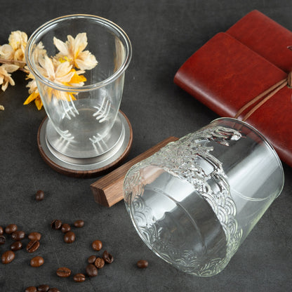 Goldfish Glass Coffee& Tea Mug  – Elegant & Heat-Resistant