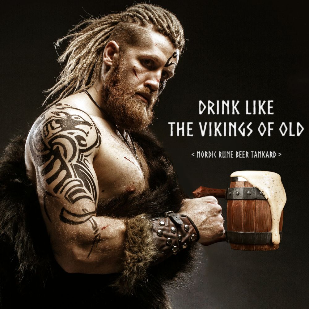 Viking Barrel Mug (Large 600ml)