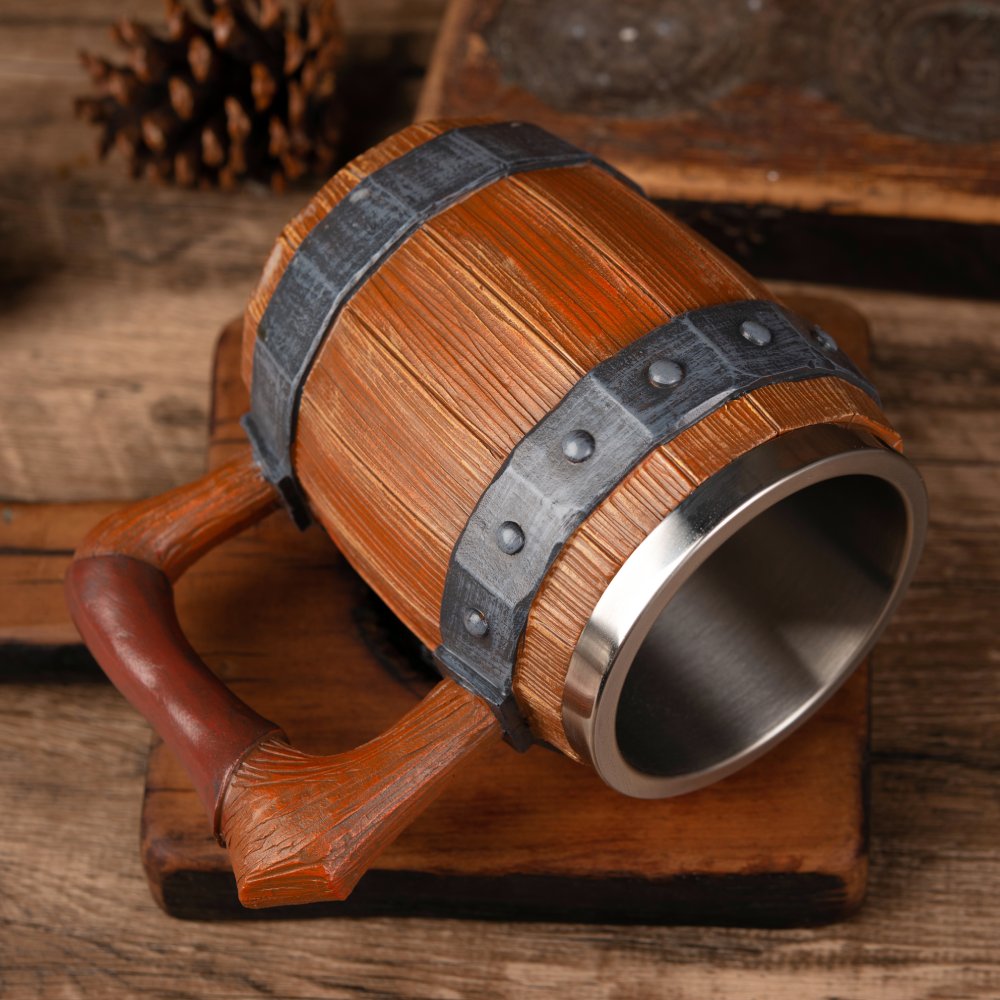 Viking Barrel Mug (Large 600ml)