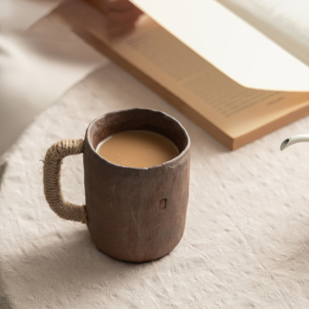 Classical Handmade Rough Ceramic Coffee & Tea Mug